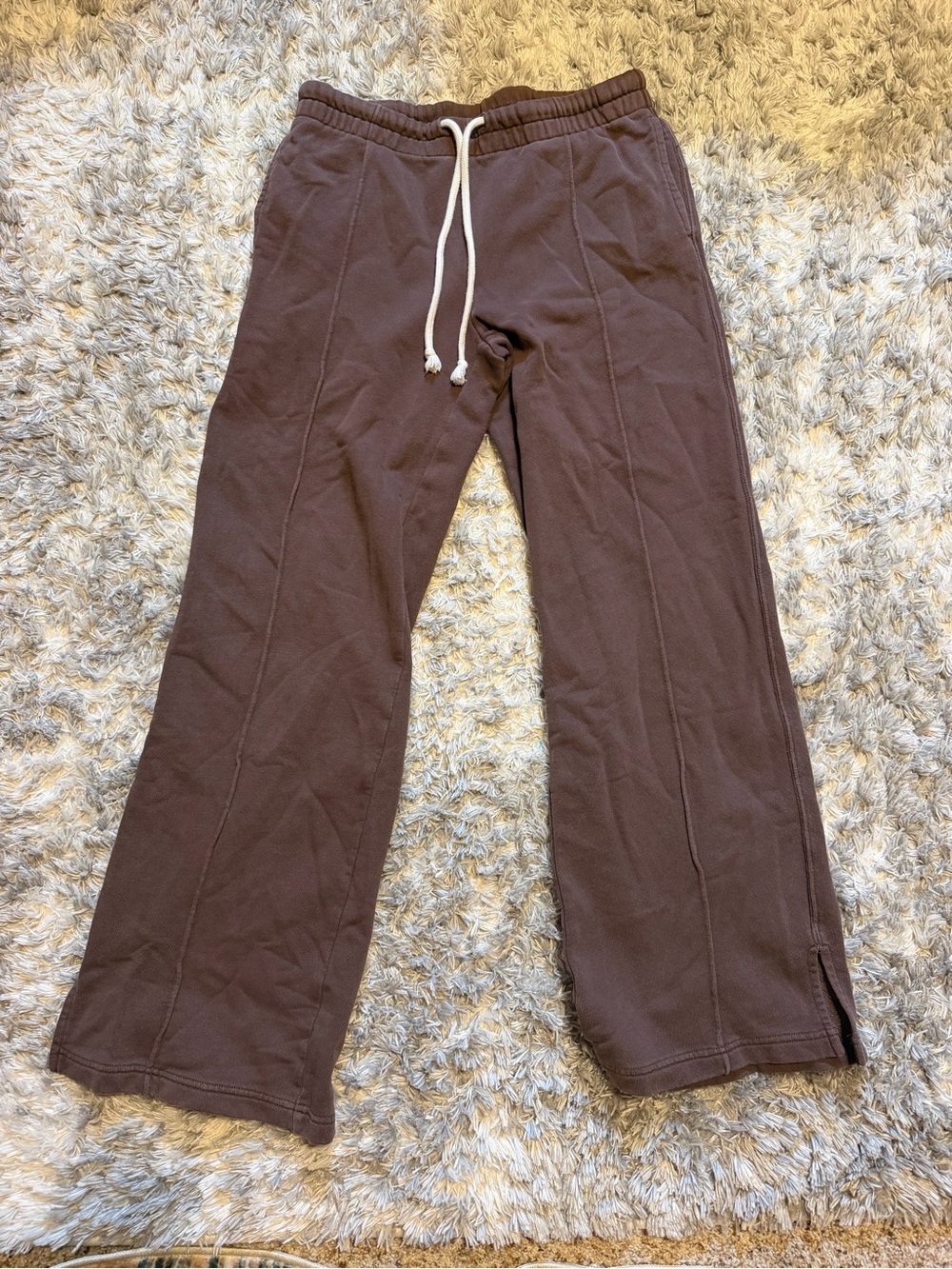 Aerie Brown Drawstring Lounge Pants